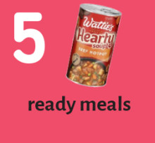 5 ready meals