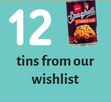 12 tins from our wishlist