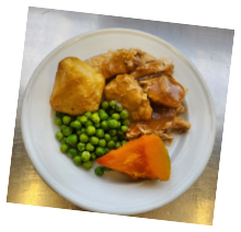 food at an Enliven carehome