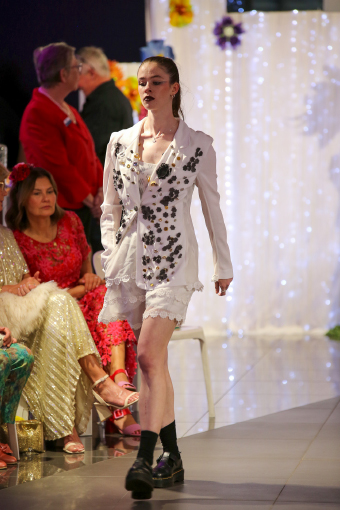 Fashion show runway model