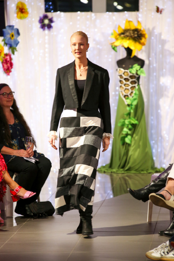 Fashion show runway model