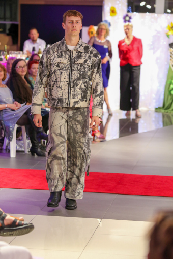 Fashion show runway model