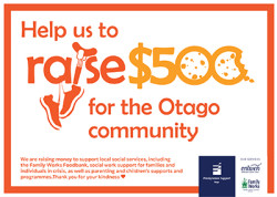 Help us raise $500 poster