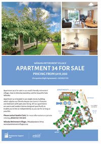Apartment 34 flyer