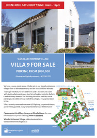 Villa 9 flyer