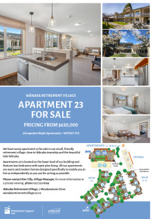 Apartment 23 flyer